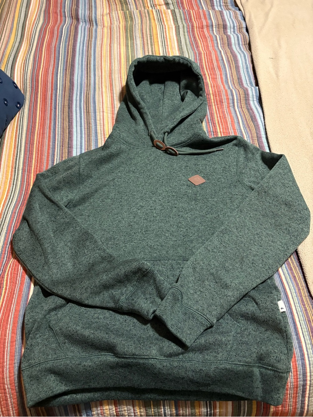 Men's Quicksilver hoodie  - Dark Green